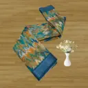 S4S Linen Digital Print Cotton Saree